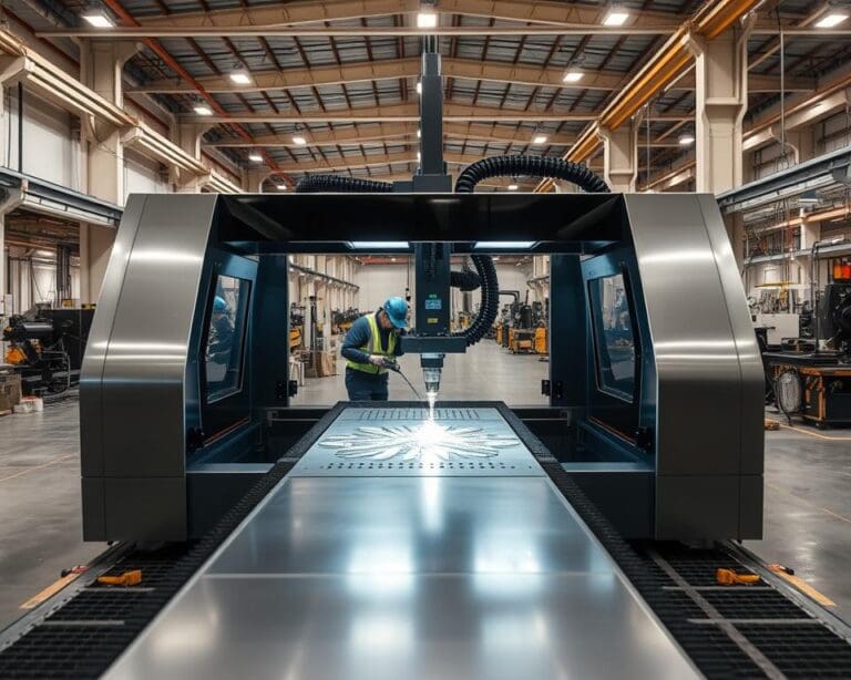Wie integriert man eine Laserschneidanlage in die Fertigung?