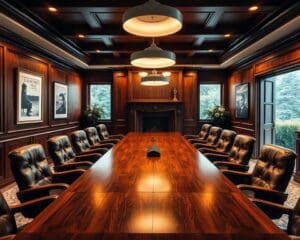 Wie richte ich ein Besprechungszimmer effizient ein?