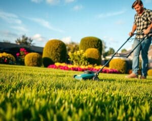 Wann ist die beste Zeit zum Rasenmähen?