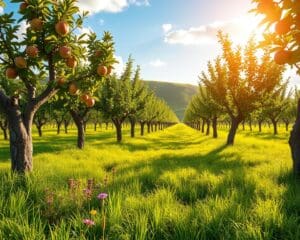 Warum wachsen Obstbäume an sonnigen Plätzen besser?