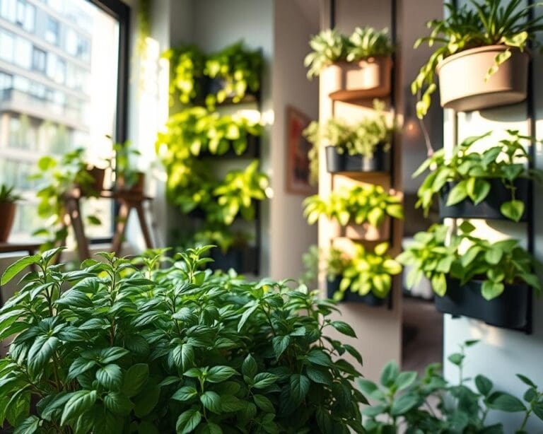 Was bringt vertikales Gärtnern in kleinen Räumen?