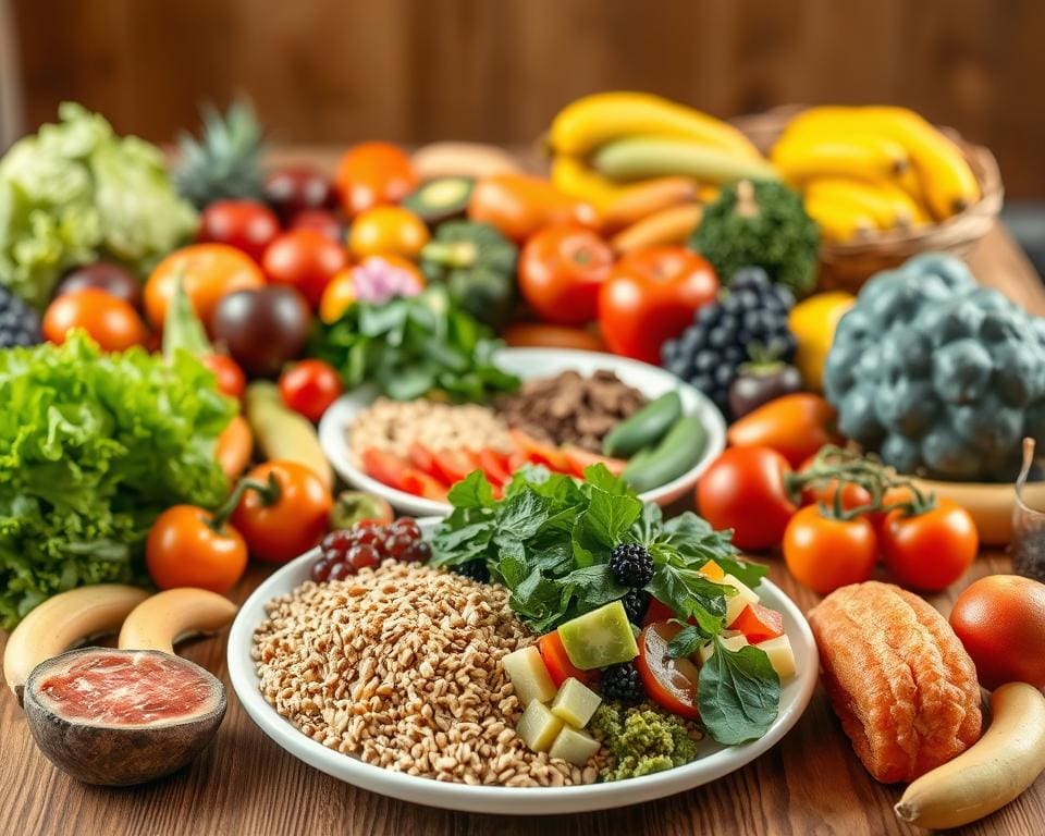 Wie planst du eine ausgewogene Ernaehrung?