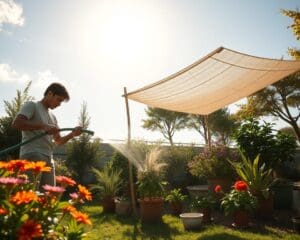 Wie schützt man Pflanzen vor Hitzeperioden?