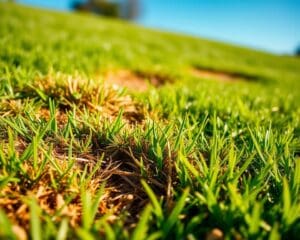 Wodurch entstehen braune Stellen im Rasen?