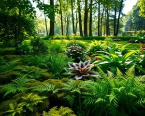 Womit belebt man schattige Gartenbereiche?