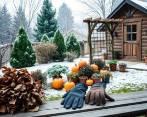 Womit macht man den Garten winterfest?