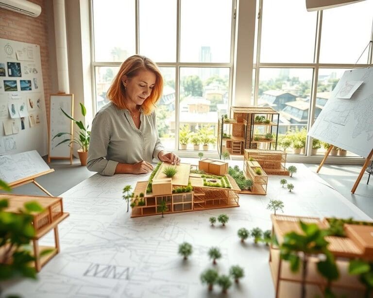 Wie arbeitet ein Architekt für nachhaltige Bauprojekte?
