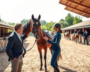 Wie unterstützt Trainingsstall mit Turnierbetreuung Reiter?
