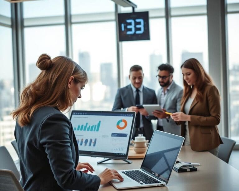 Wie optimieren digitale Systeme Arbeitszeiten?