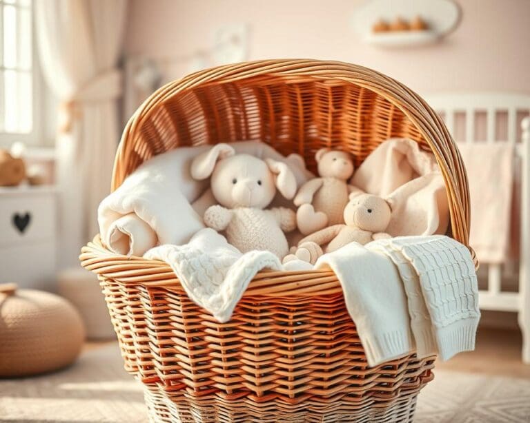 Wie punktet ein hochwertiger Babykorb mit Babyaccessoires?