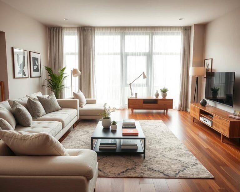 Wie richtet man ein Wohnzimmer stilvoll ein?