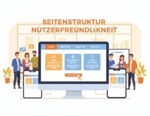 Seitenstruktur Nutzerfreundlichkeit