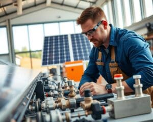 Was macht ein Installateur für Energiesysteme?