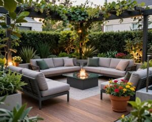 Was sind Ideen für eine moderne Gartenterrasse?
