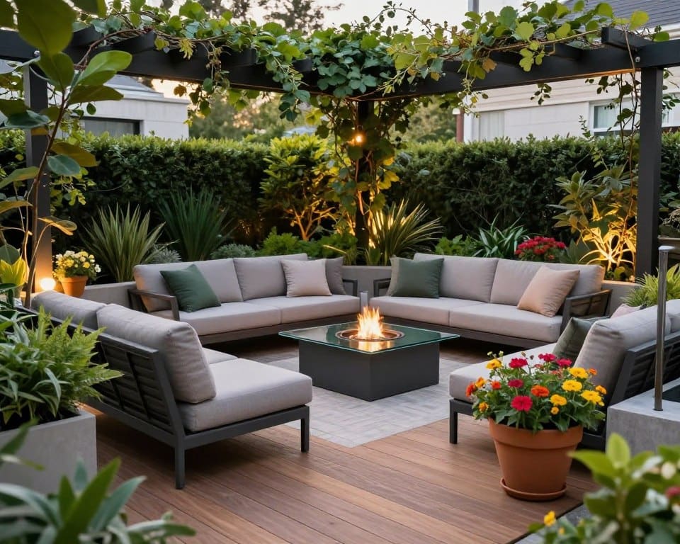 Was sind Ideen für eine moderne Gartenterrasse?
