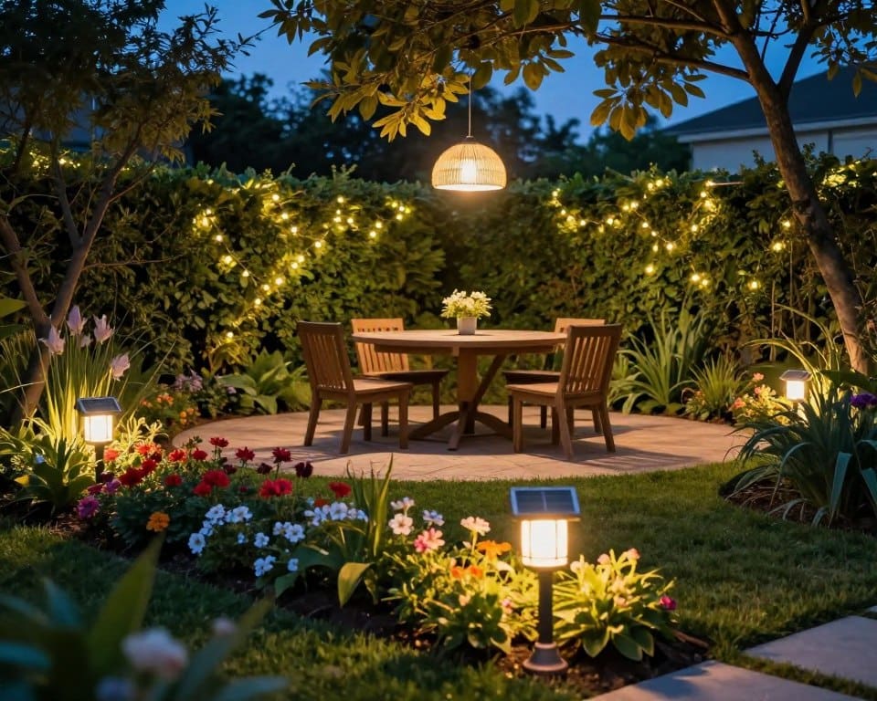 Welche Beleuchtung passt in den Garten?