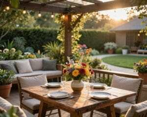 Welche Dekoration passt zu Outdoor-Bereichen?