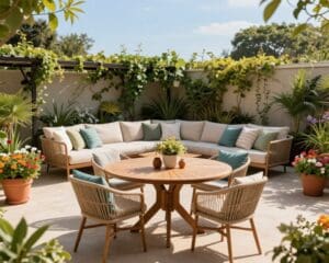 Welche Möbel passen zu einer Gartenterrasse?