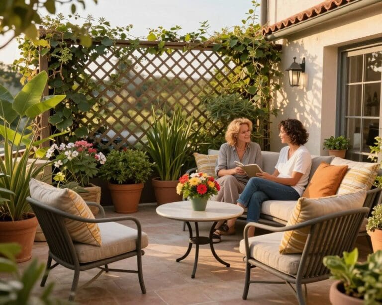 Wie gestaltet man eine kleine Terrasse optimal?
