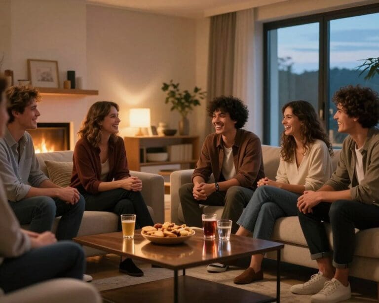 Wie gestaltet man einen entspannten Abend mit Freunden?