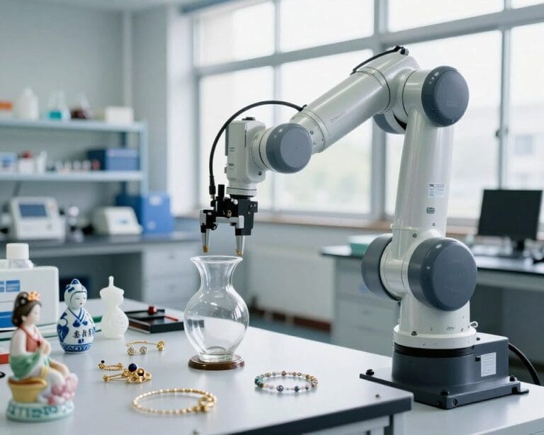 Roboter mit Greiftechnik