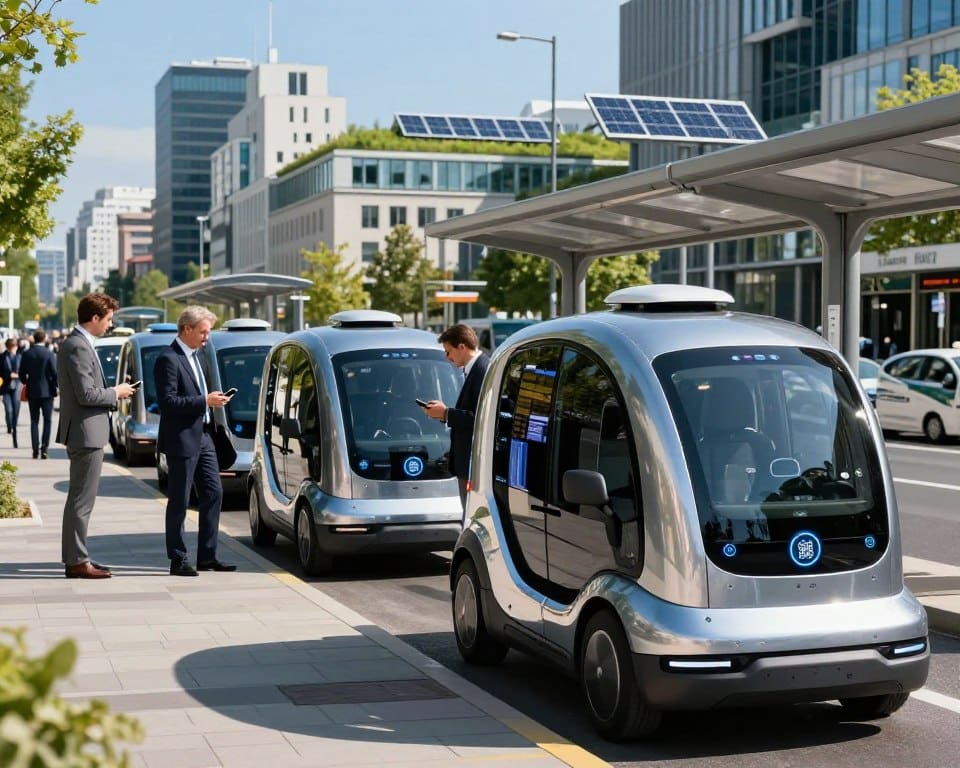 moderne Robotaxis
